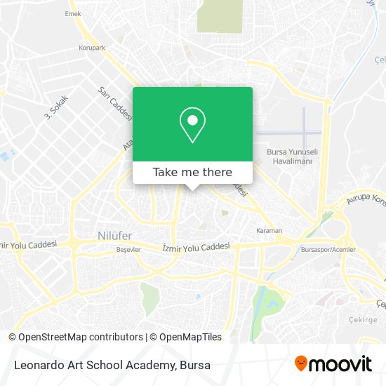 Leonardo Art School Academy map