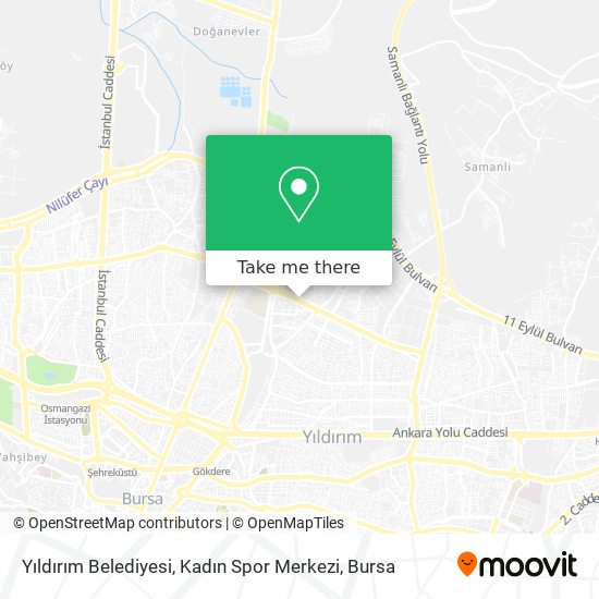 Yıldırım Belediyesi, Kadın Spor Merkezi map