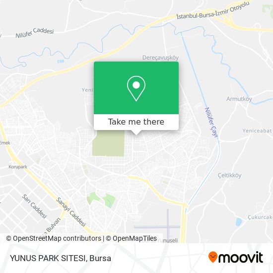 YUNUS PARK SITESI map