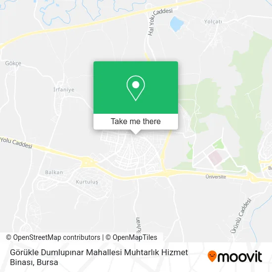 Görükle Dumlupınar Mahallesi Muhtarlık Hizmet Binası map