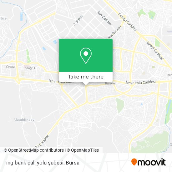 ıng bank çalı yolu şubesi map