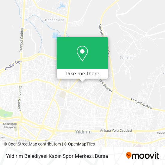 Yıldırım Belediyesi Kadın Spor Merkezi map