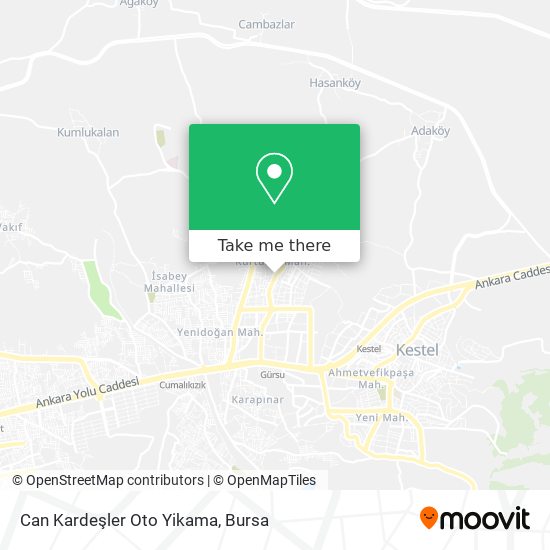 Can Kardeşler Oto Yikama map