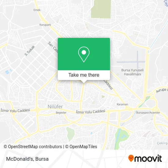 McDonald's map