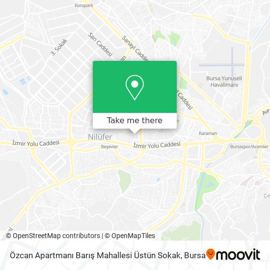 Özcan Apartmanı Barış Mahallesi Üstün Sokak map