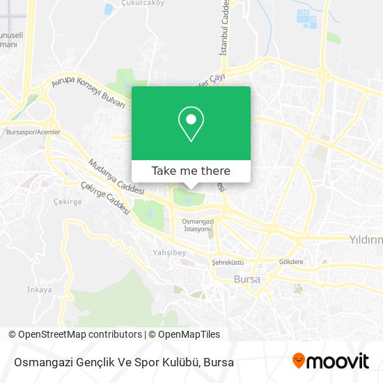 Osmangazi Gençlik Ve Spor Kulübü map