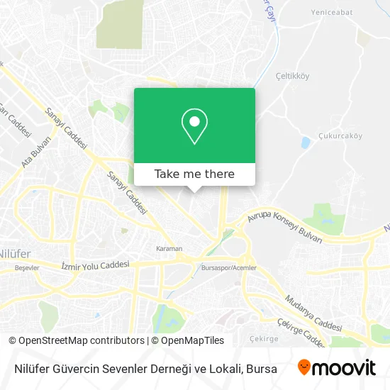 Nilüfer Güvercin Sevenler Derneği ve Lokali map