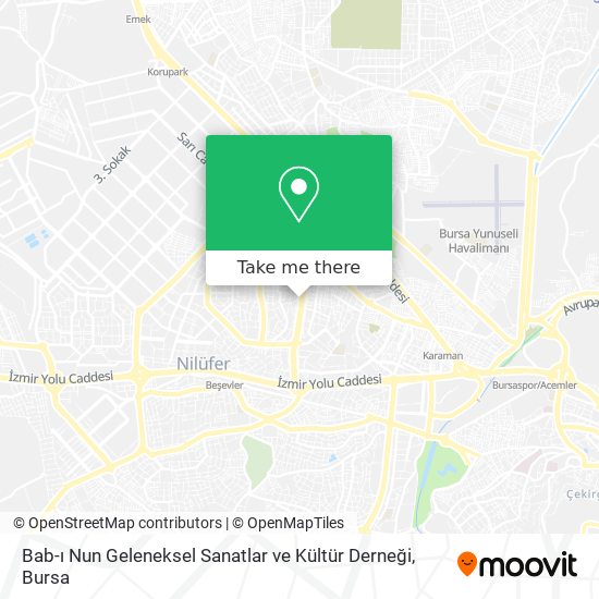 Bab-ı Nun Geleneksel Sanatlar ve Kültür Derneği map