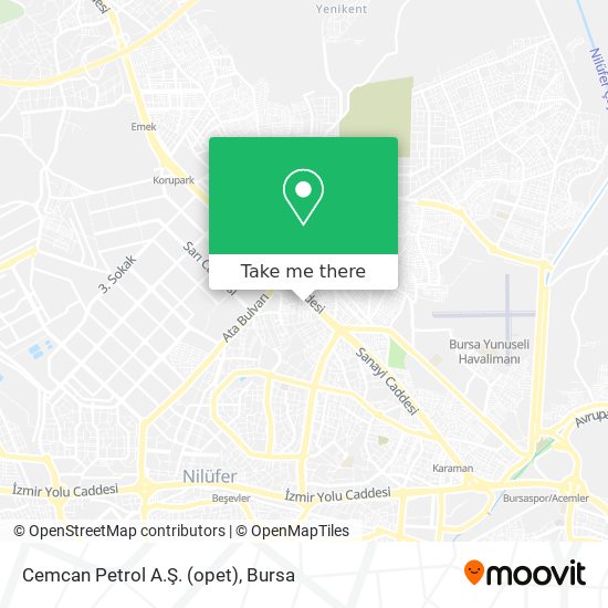 Cemcan Petrol A.Ş. (opet) map
