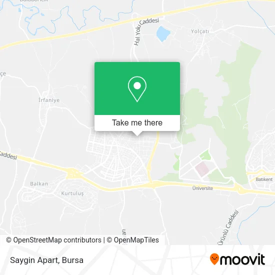 Saygin Apart map