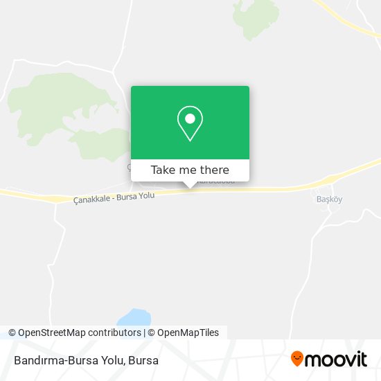 Bandırma-Bursa Yolu map