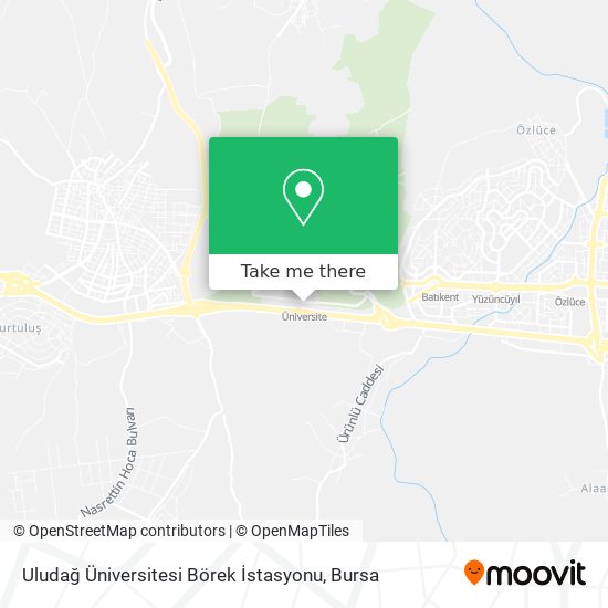Uludağ Üniversitesi Börek İstasyonu map