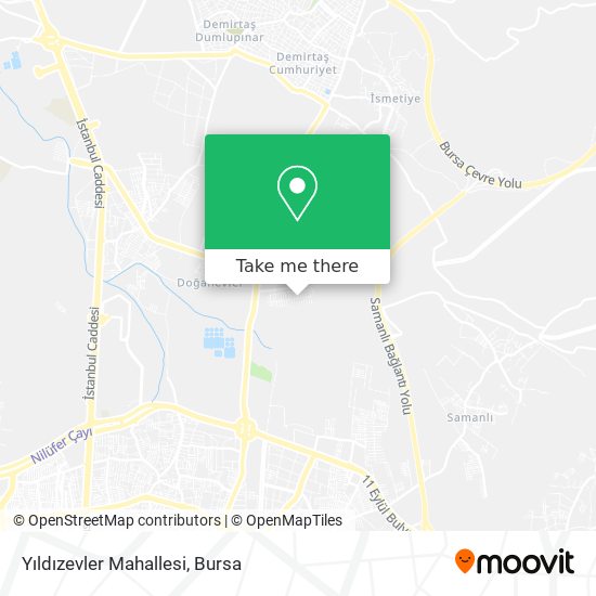 Yıldızevler Mahallesi map