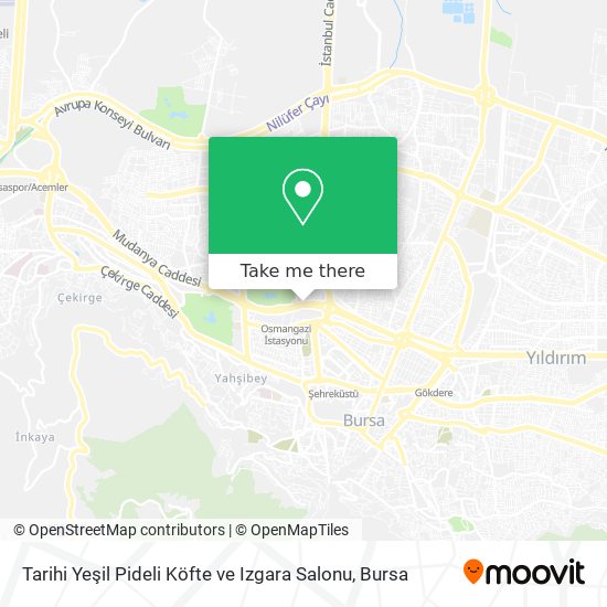Tarihi Yeşil Pideli Köfte ve Izgara Salonu map