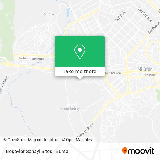 Beşevler Sanayi Sitesi map