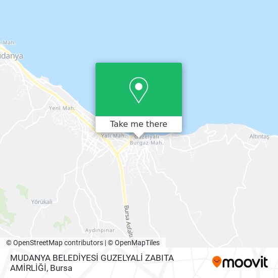MUDANYA  BELEDİYESİ GUZELYALİ ZABITA AMİRLİĞİ map