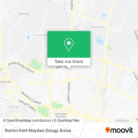 Buttim Kent Meydanı Duragi map