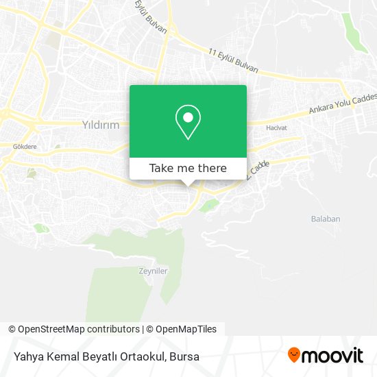 Yahya Kemal Beyatlı Ortaokul map