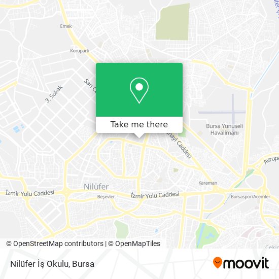 Nilüfer İş Okulu map