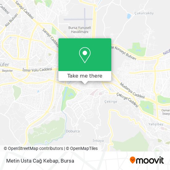 Metin Usta Cağ Kebap map