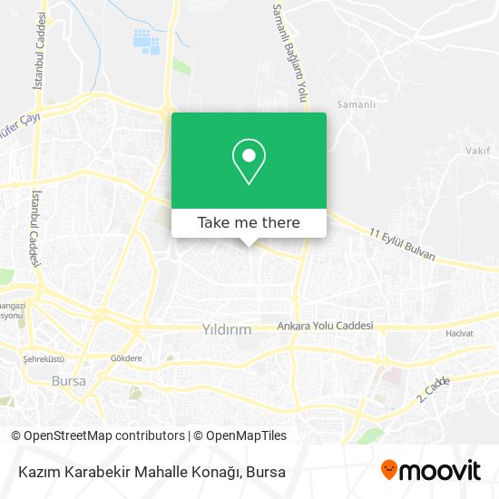 Kazım Karabekir Mahalle Konağı map