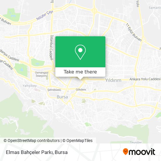 Elmas Bahçeler Parkı map