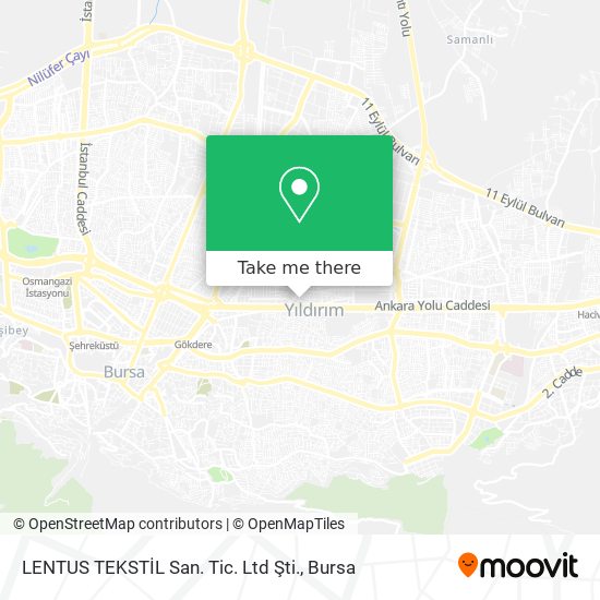 LENTUS TEKSTİL San. Tic. Ltd Şti. map