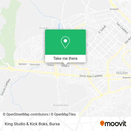 King Studio & Kick Boks map