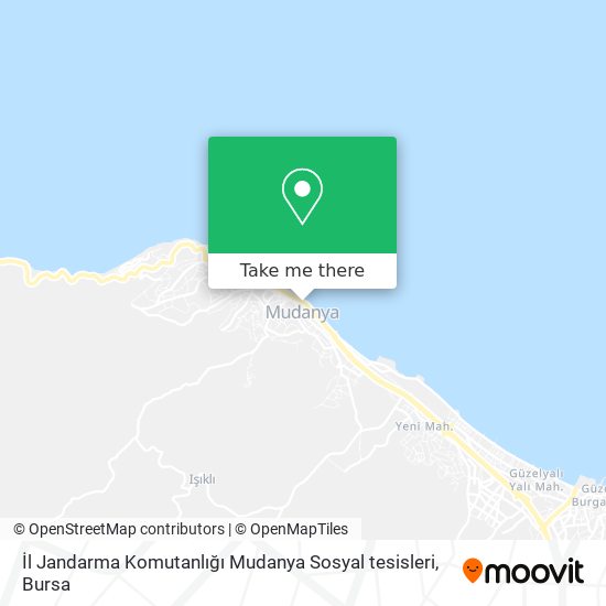 İl Jandarma Komutanlığı Mudanya Sosyal tesisleri map