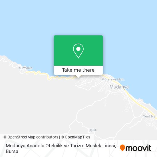 Mudanya Anadolu Otelcilik ve Turizm Meslek Lisesi map