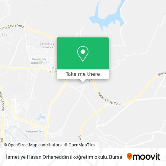 İsmetiye Hasan Orhaneddin ilköğretim okulu map