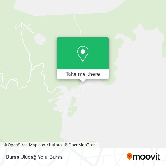 Bursa Uludağ Yolu map