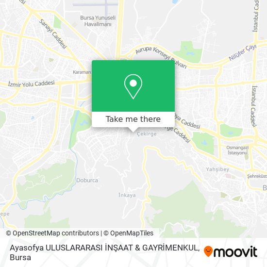 Ayasofya ULUSLARARASI İNŞAAT & GAYRİMENKUL map