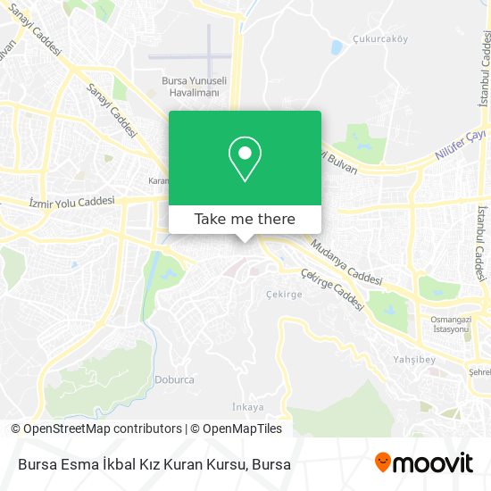 Bursa Esma İkbal Kız Kuran Kursu map