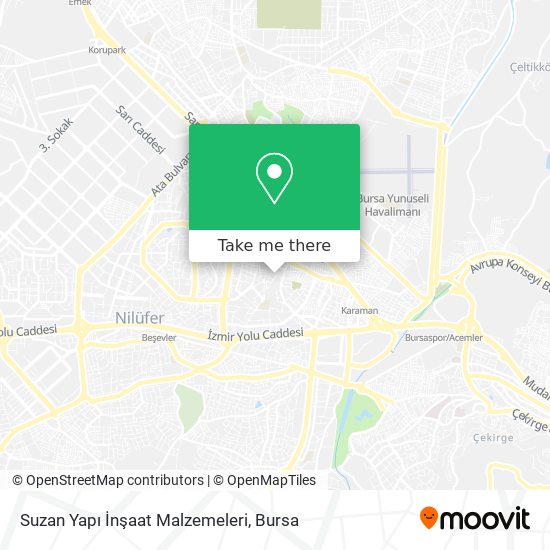 Suzan Yapı İnşaat Malzemeleri map