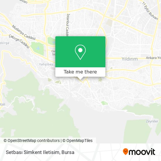 Setbası Simkent Iletisim map