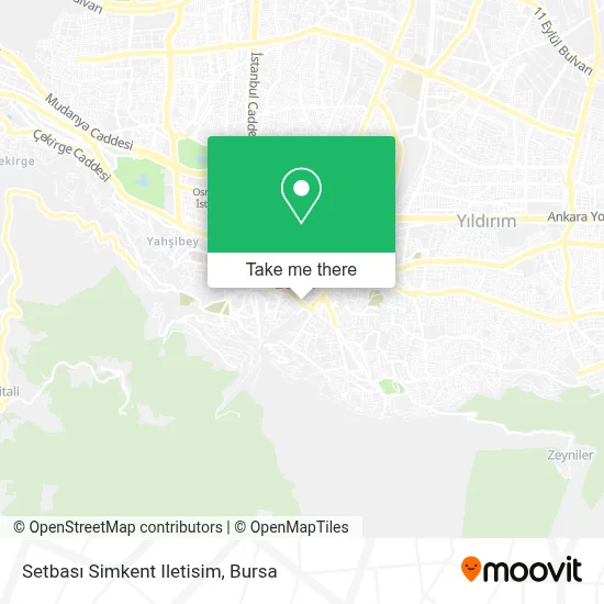 Setbası Simkent Iletisim map