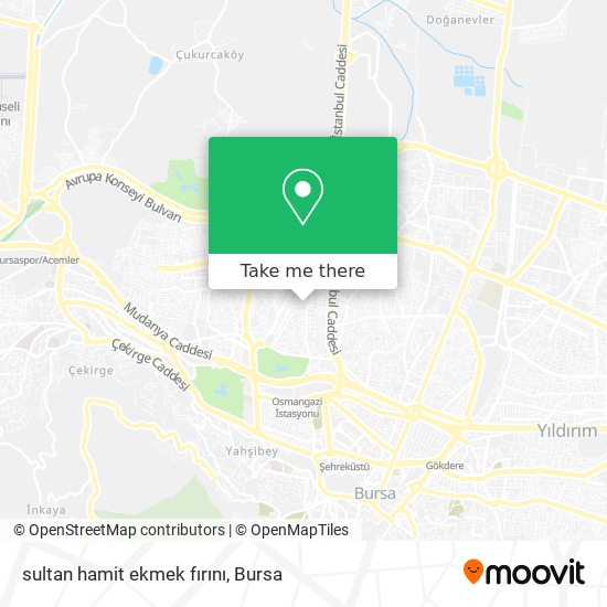 sultan hamit ekmek fırını map