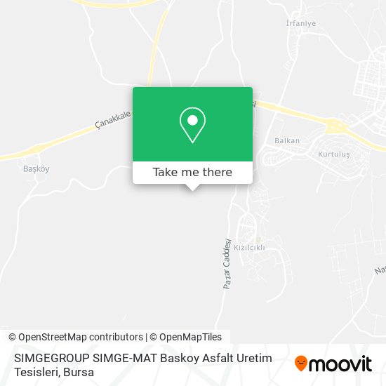 SIMGEGROUP SIMGE-MAT  Baskoy Asfalt Uretim Tesisleri map