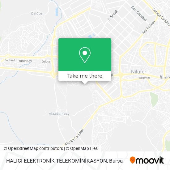HALICI ELEKTRONİK TELEKOMİNİKASYON map