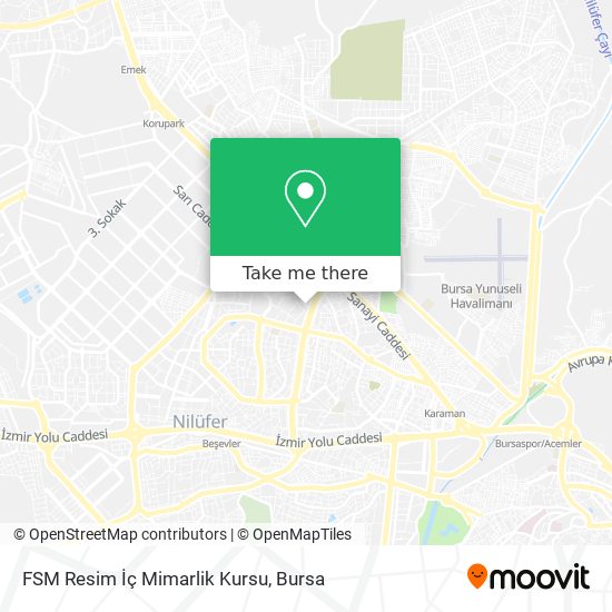 FSM Resim İç Mimarlik Kursu map