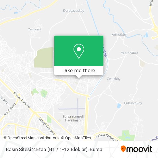 Basın Sitesi 2.Etap (B1 / 1-12.Bloklar) map