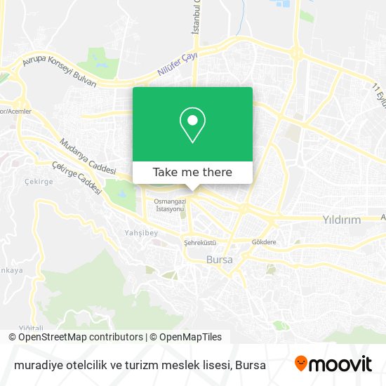 muradiye otelcilik ve turizm meslek lisesi map