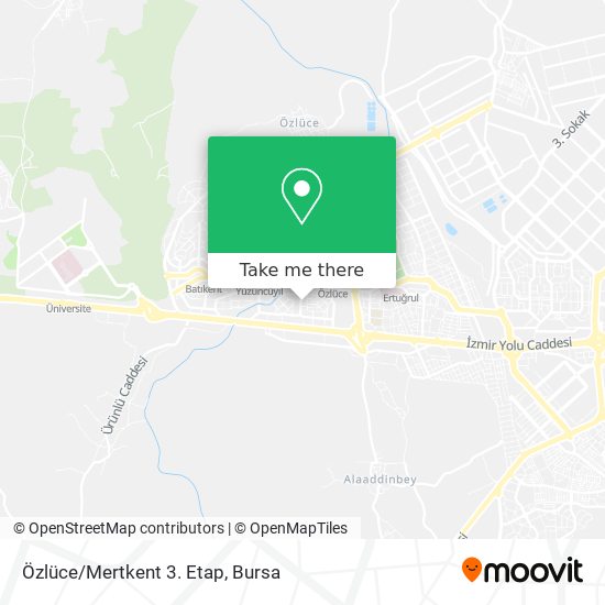 Özlüce/Mertkent 3. Etap map