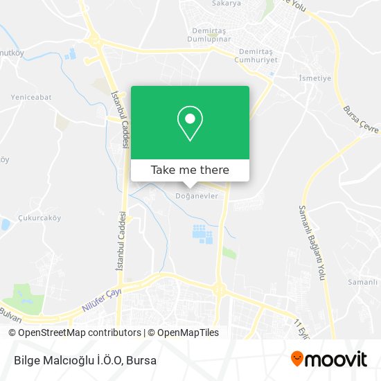 Bilge Malcıoğlu İ.Ö.O map