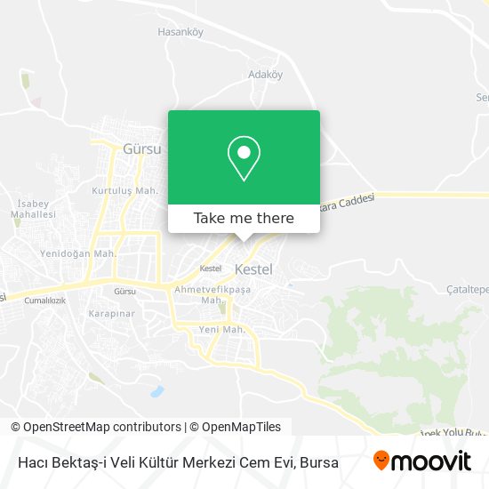 Hacı Bektaş-i Veli Kültür Merkezi Cem Evi map