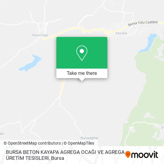 BURSA BETON KAYAPA AGREGA OCAĞI VE AGREGA ÜRETİM TESİSLERİ map