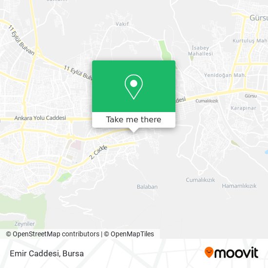 Emir Caddesi map