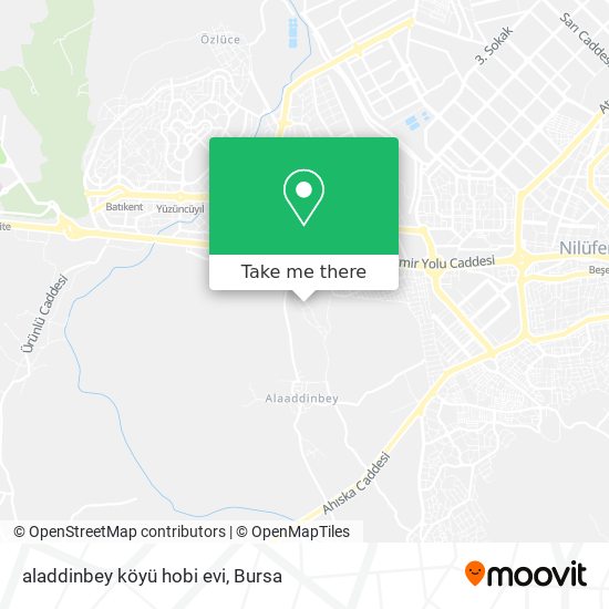 aladdinbey köyü hobi evi map