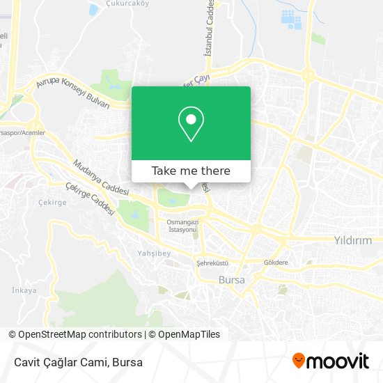 Cavit Çağlar Cami map